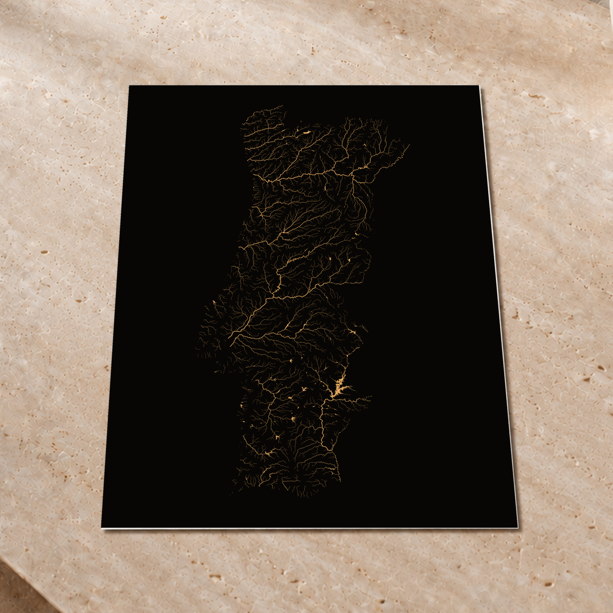 Beautiful Rivers — Portugal — Cobre, Impressão fine art · 60 × 80 cm, Sem margem