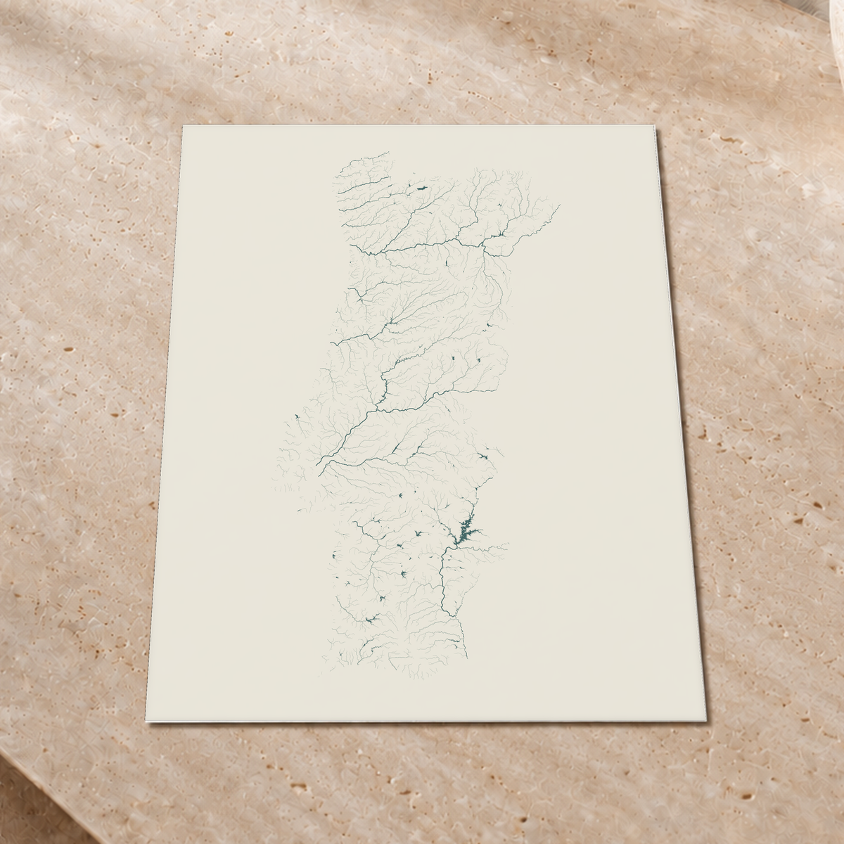 Beautiful Rivers — Portugal — Natural e luminosa, Impressão fine art · 45 × 60 cm, Sem margem