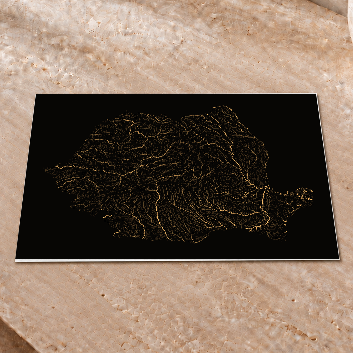 Beautiful Rivers — Roménia — Cobre, Impressão fine art · 30 × 40 cm, Sem margem
