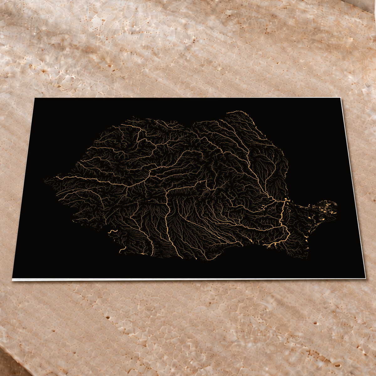 Beautiful Rivers — Roménia — Cobre, Impressão fine art · 45 × 60 cm, Sem margem