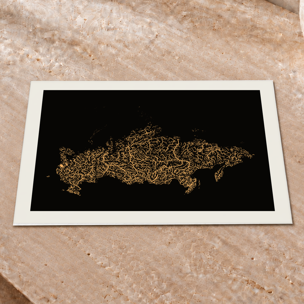 Beautiful Rivers — Rússia — Cobre, Impressão fine art · 30 × 40 cm, Margem branca