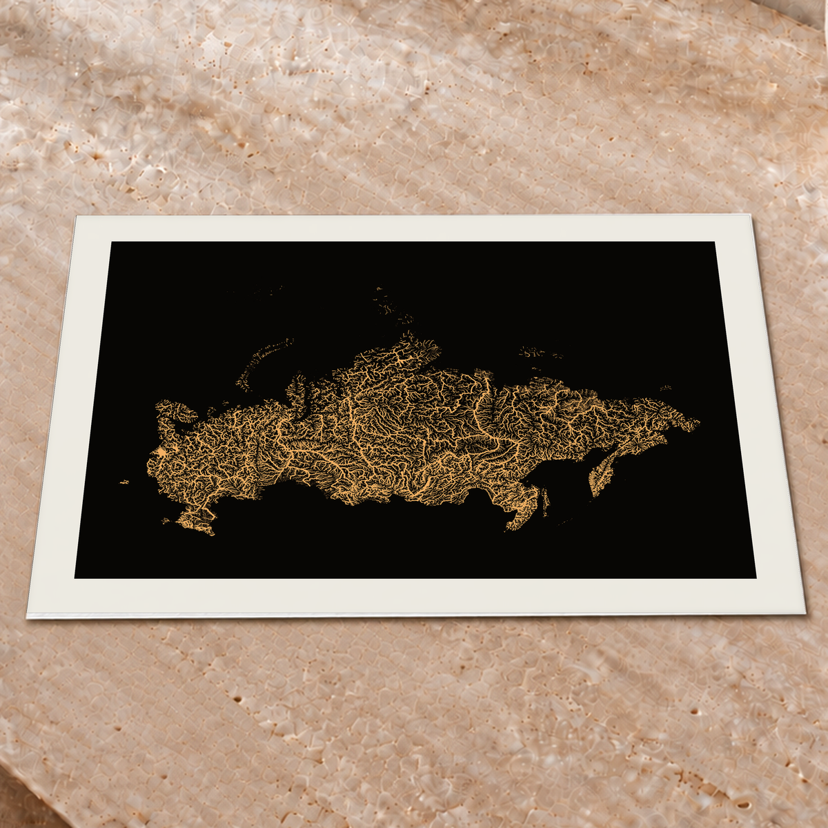 Beautiful Rivers — Rússia — Cobre, Impressão fine art · 45 × 60 cm, Margem branca