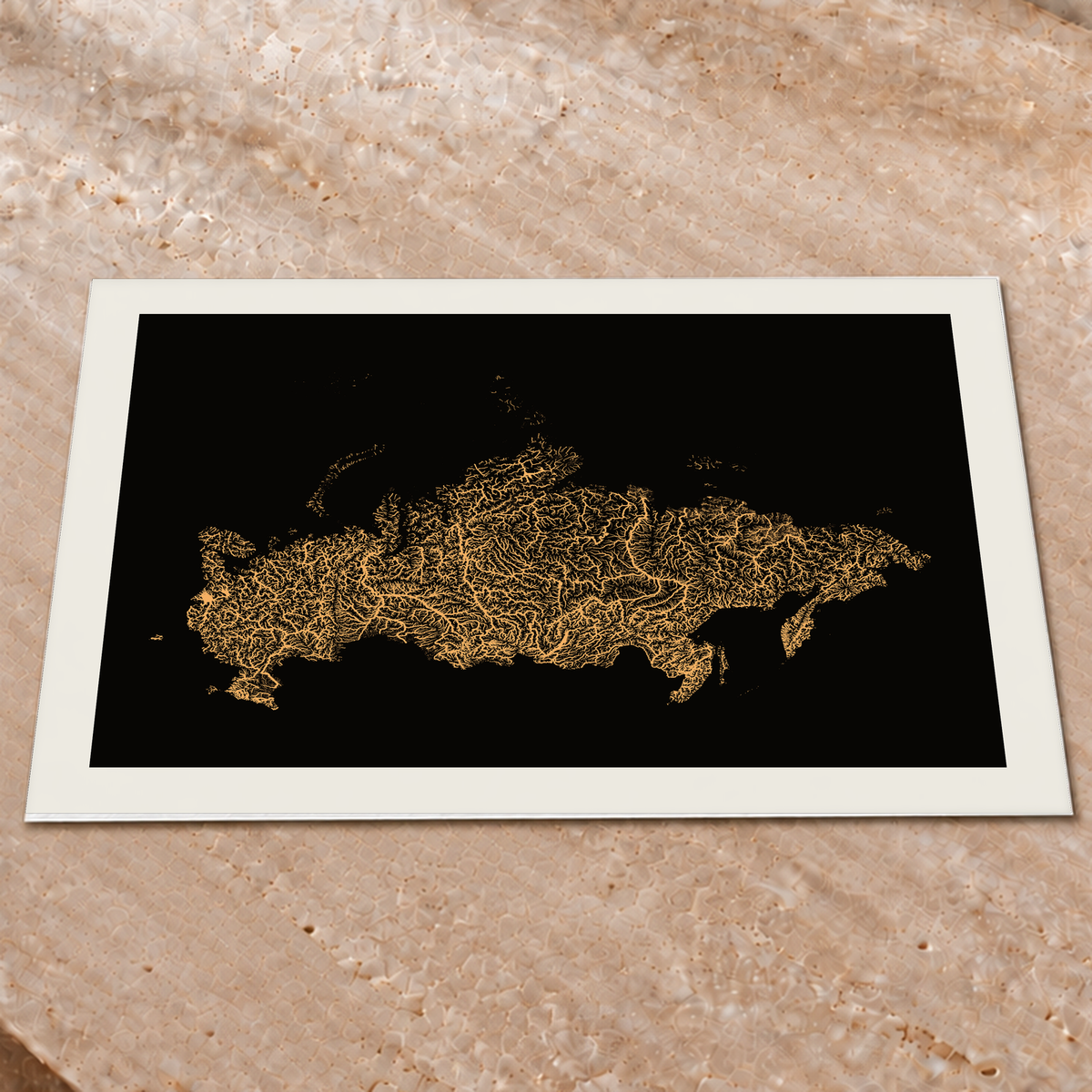 Beautiful Rivers — Rússia — Cobre, Impressão fine art · 60 × 80 cm, Margem branca