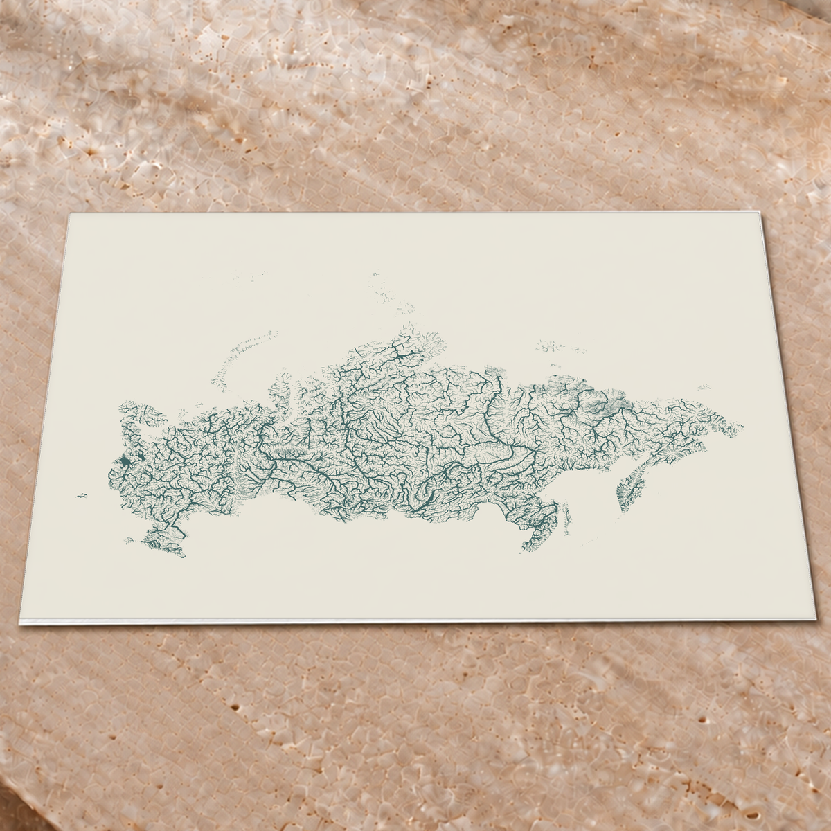 Beautiful Rivers — Rússia — Natural e luminosa, Impressão fine art · 60 × 80 cm, Sem margem