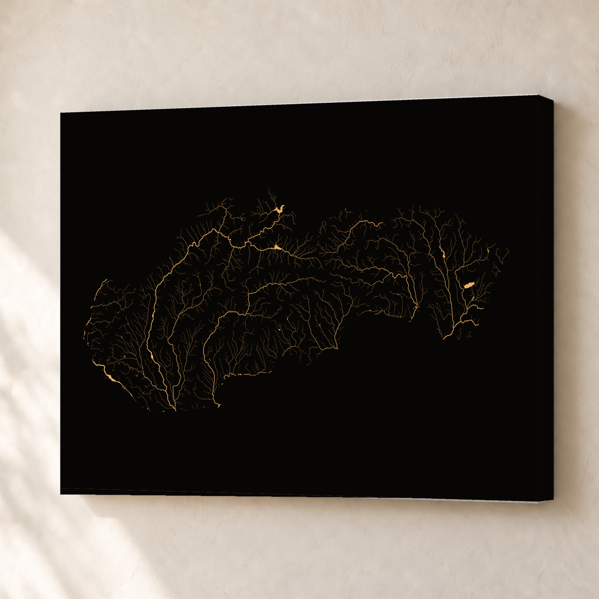 Beautiful Rivers — Eslováquia — Cobre, Canvas · 30 × 40 cm, Sem margem