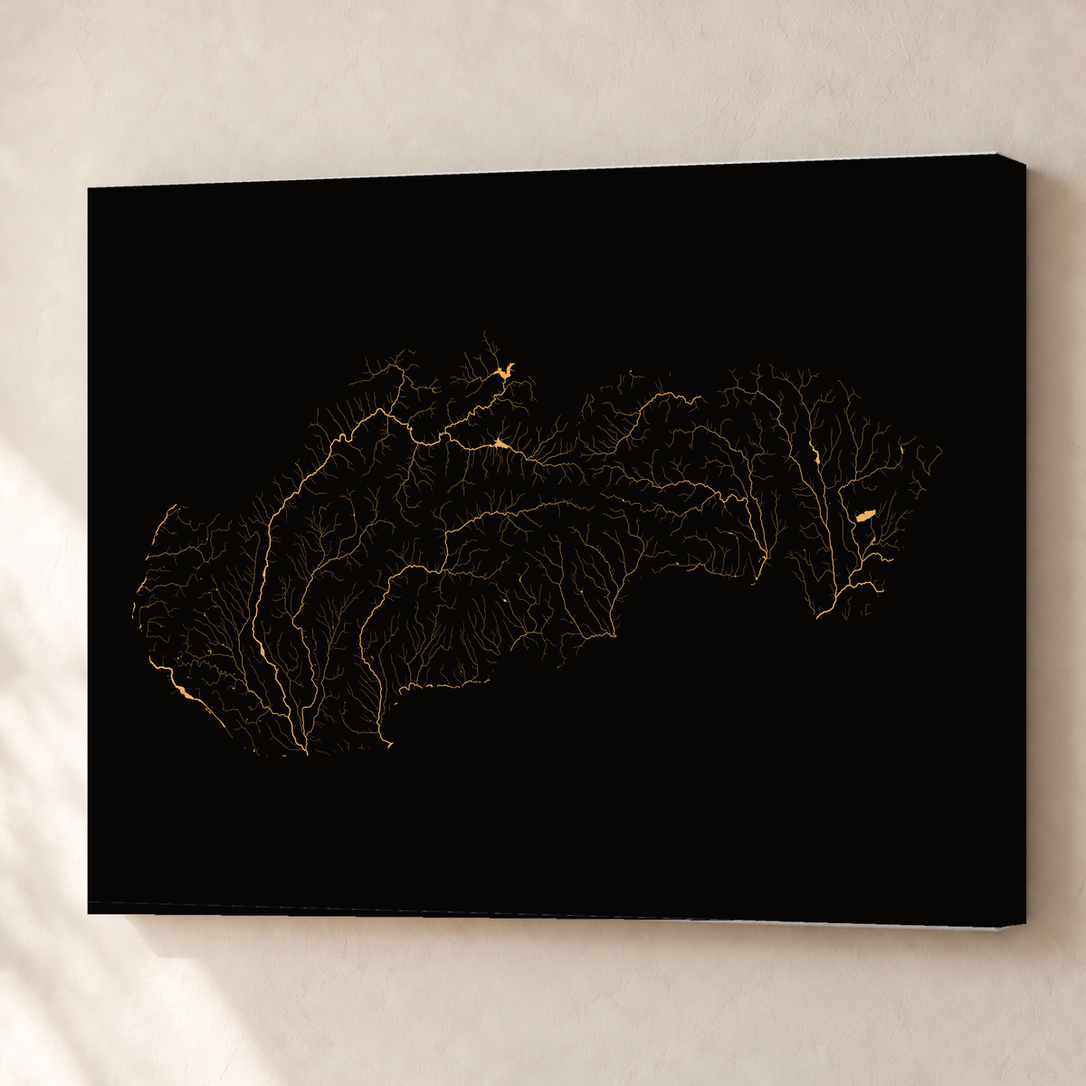 Beautiful Rivers — Eslováquia — Cobre, Canvas · 60 × 80 cm, Sem margem