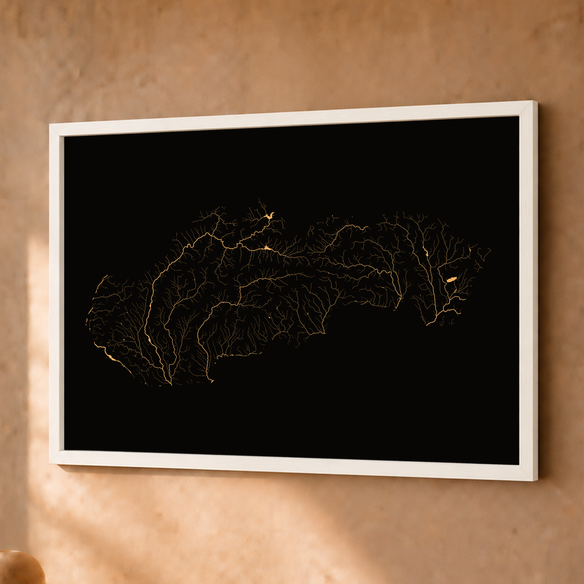 Beautiful Rivers — Eslováquia — Cobre, Fine art emoldurado · 30 × 40 cm, Branco · Sem margem
