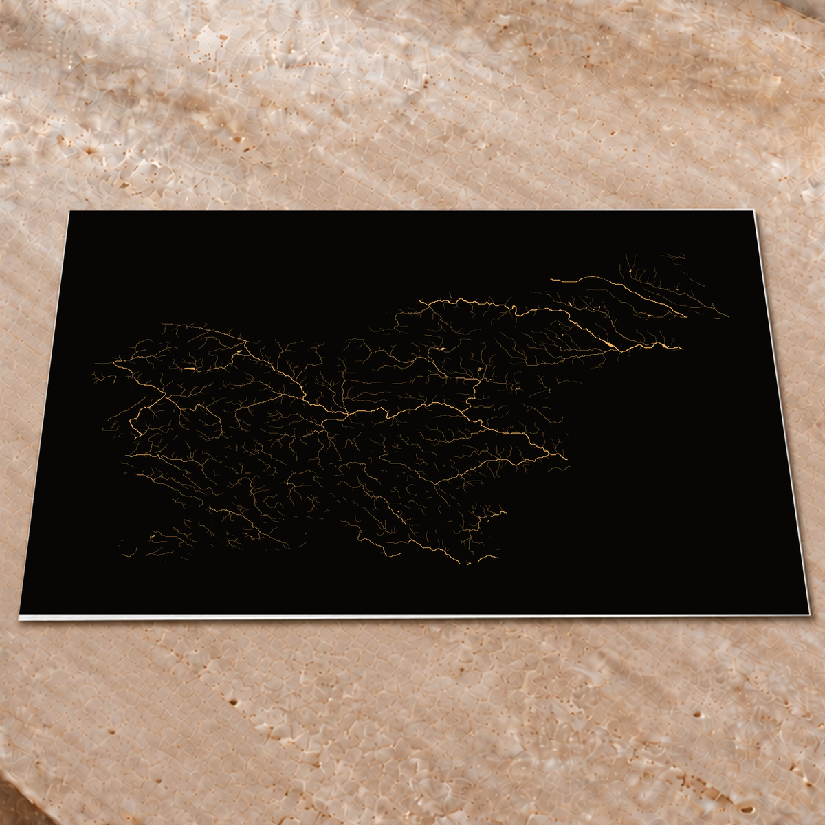 Beautiful Rivers — Eslovénia — Cobre, Impressão fine art · 60 × 80 cm, Sem margem