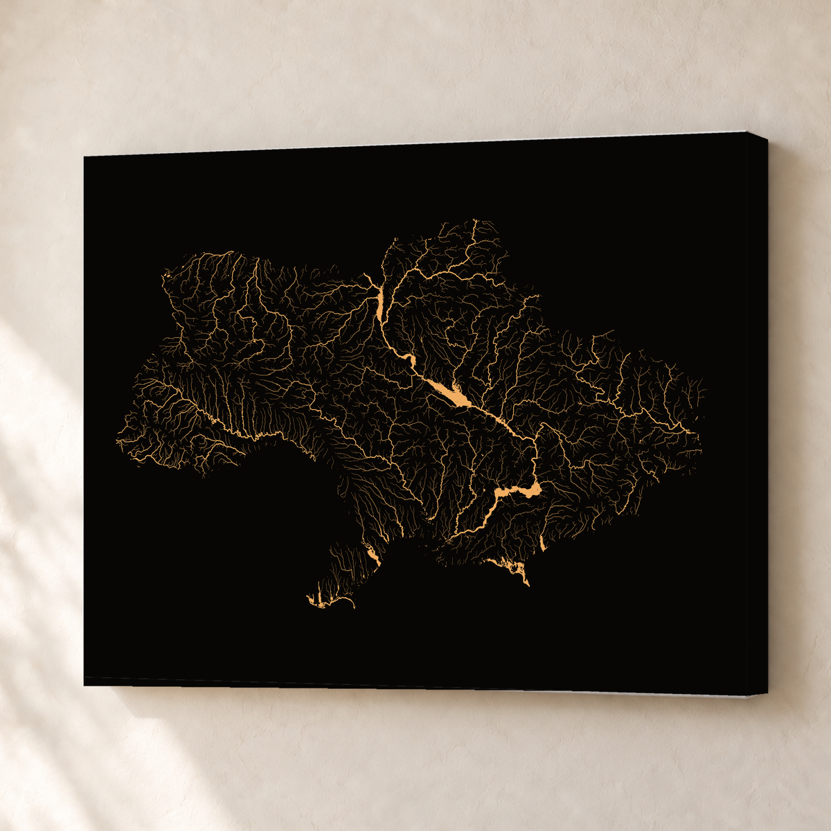 Beautiful Rivers — Ucrânia — Cobre, Canvas · 30 × 40 cm, Sem margem