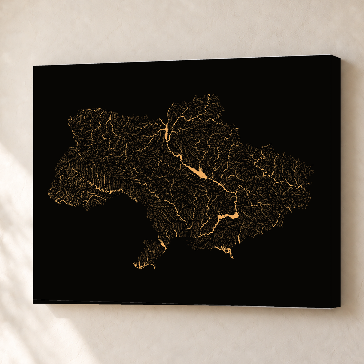 Beautiful Rivers — Ucrânia — Cobre, Canvas · 45 × 60 cm, Sem margem