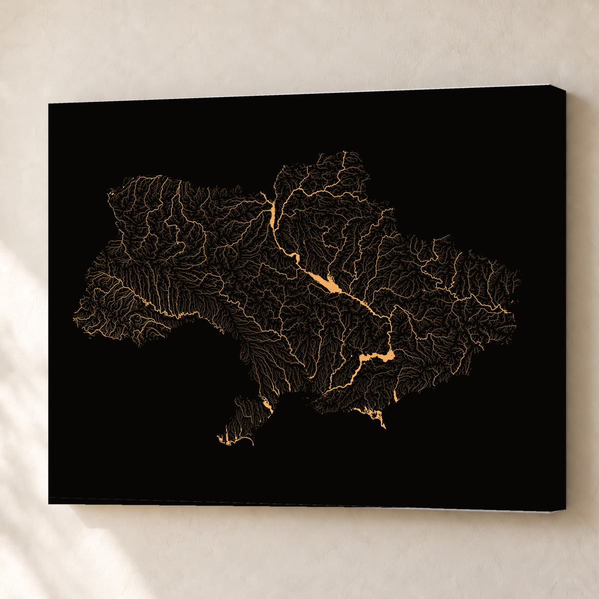 Beautiful Rivers — Ucrânia — Cobre, Canvas · 60 × 80 cm, Sem margem