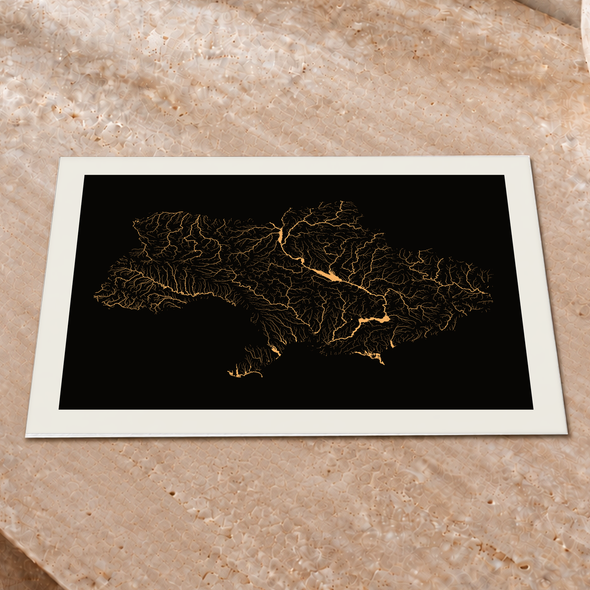 Beautiful Rivers — Ucrânia — Cobre, Impressão fine art · 30 × 40 cm, Margem branca