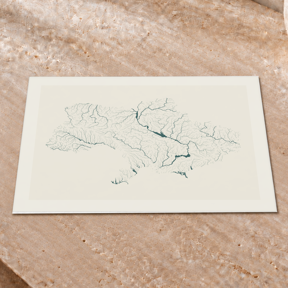 Beautiful Rivers — Ucrânia — Natural e luminosa, Impressão fine art · 30 × 40 cm, Margem branca