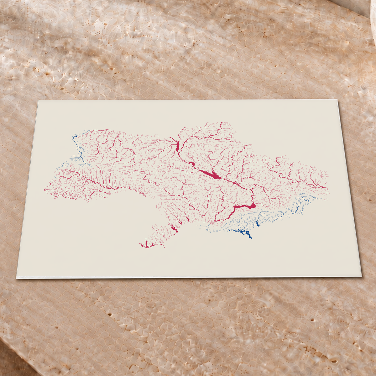Beautiful Rivers — Ucrânia — Risografia, Impressão fine art · 30 × 40 cm, Sem margem