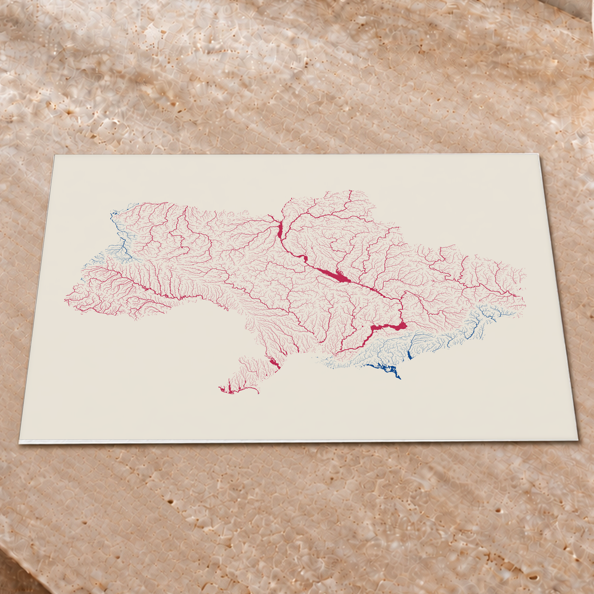 Beautiful Rivers — Ucrânia — Risografia, Impressão fine art · 45 × 60 cm, Sem margem