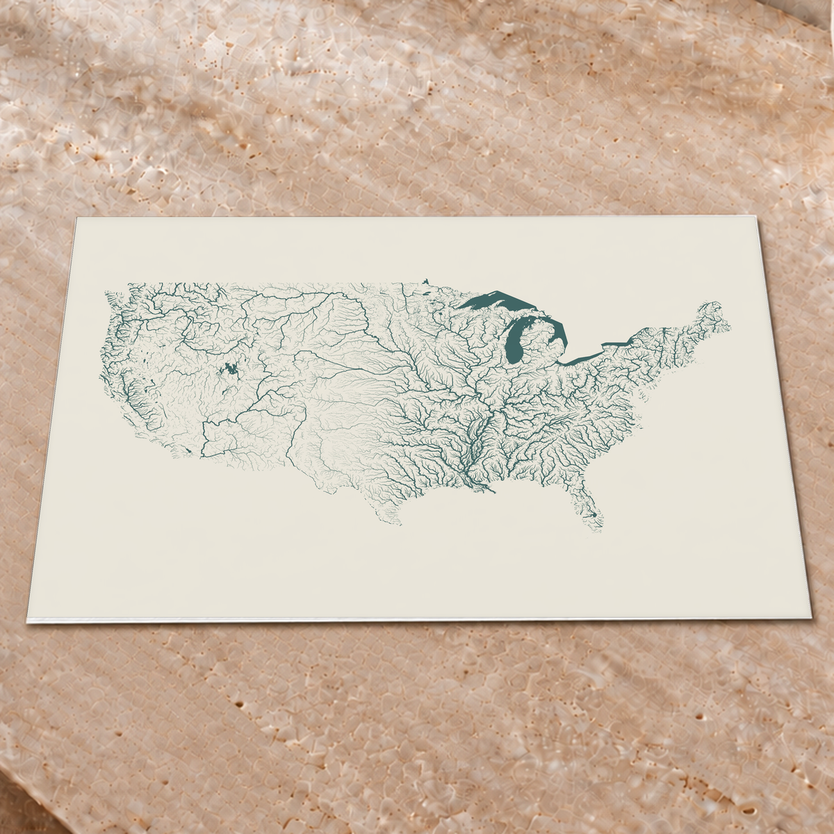 Beautiful Rivers — Estados Unidos — Natural e luminosa, Impressão fine art · 45 × 60 cm, Sem margem