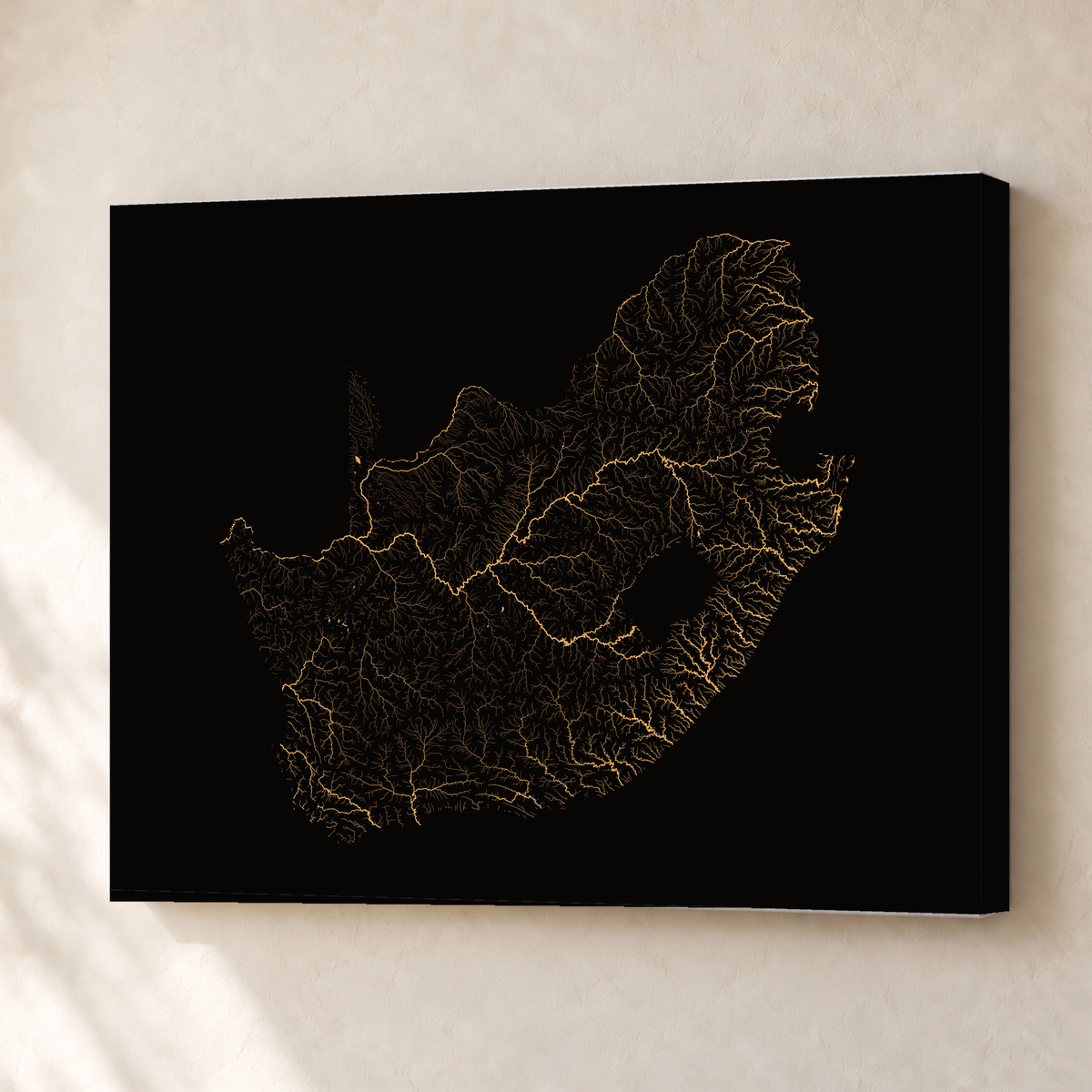 Beautiful Rivers — África do Sul — Cobre, Canvas · 30 × 40 cm, Sem margem