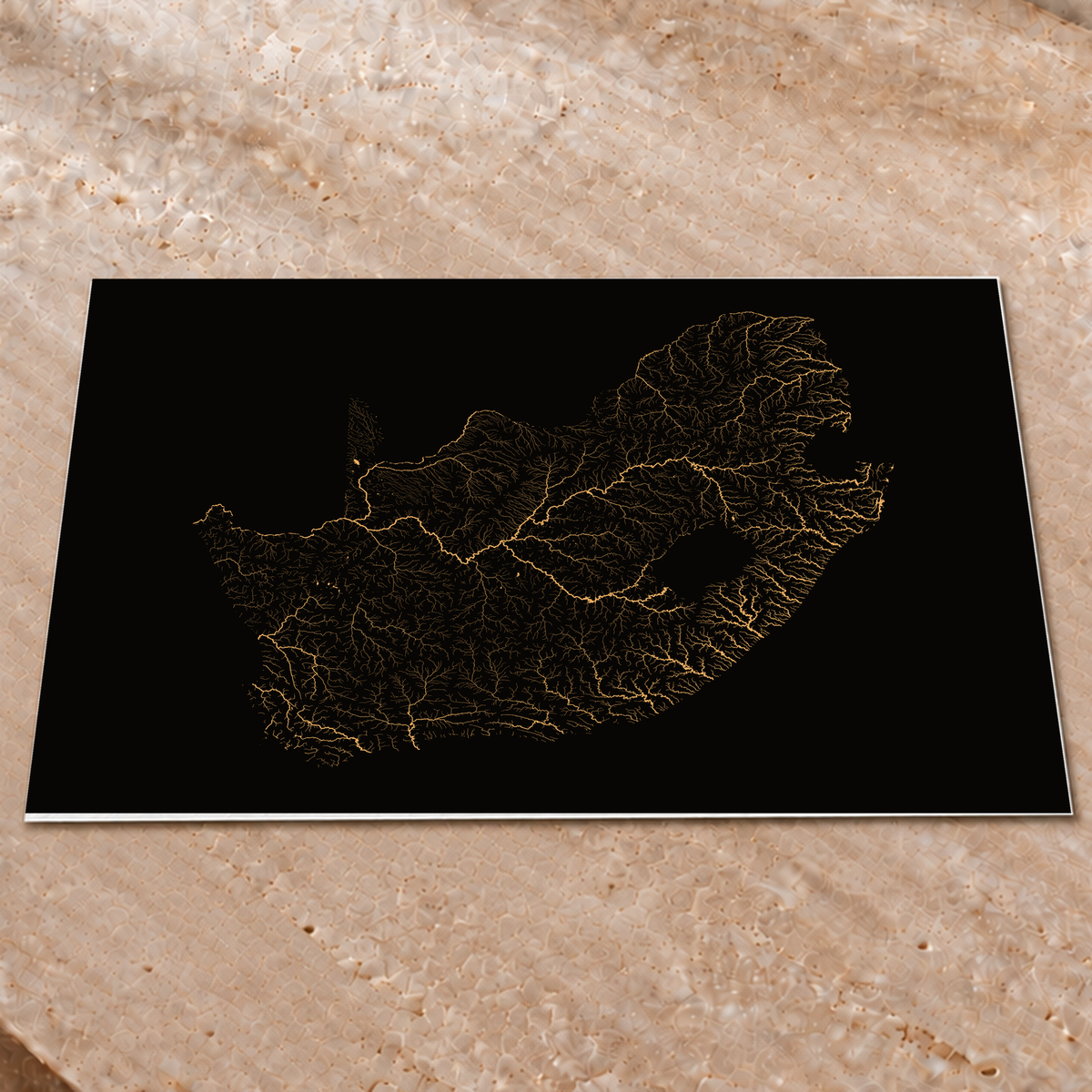 Beautiful Rivers — África do Sul — Cobre, Impressão fine art · 60 × 80 cm, Sem margem