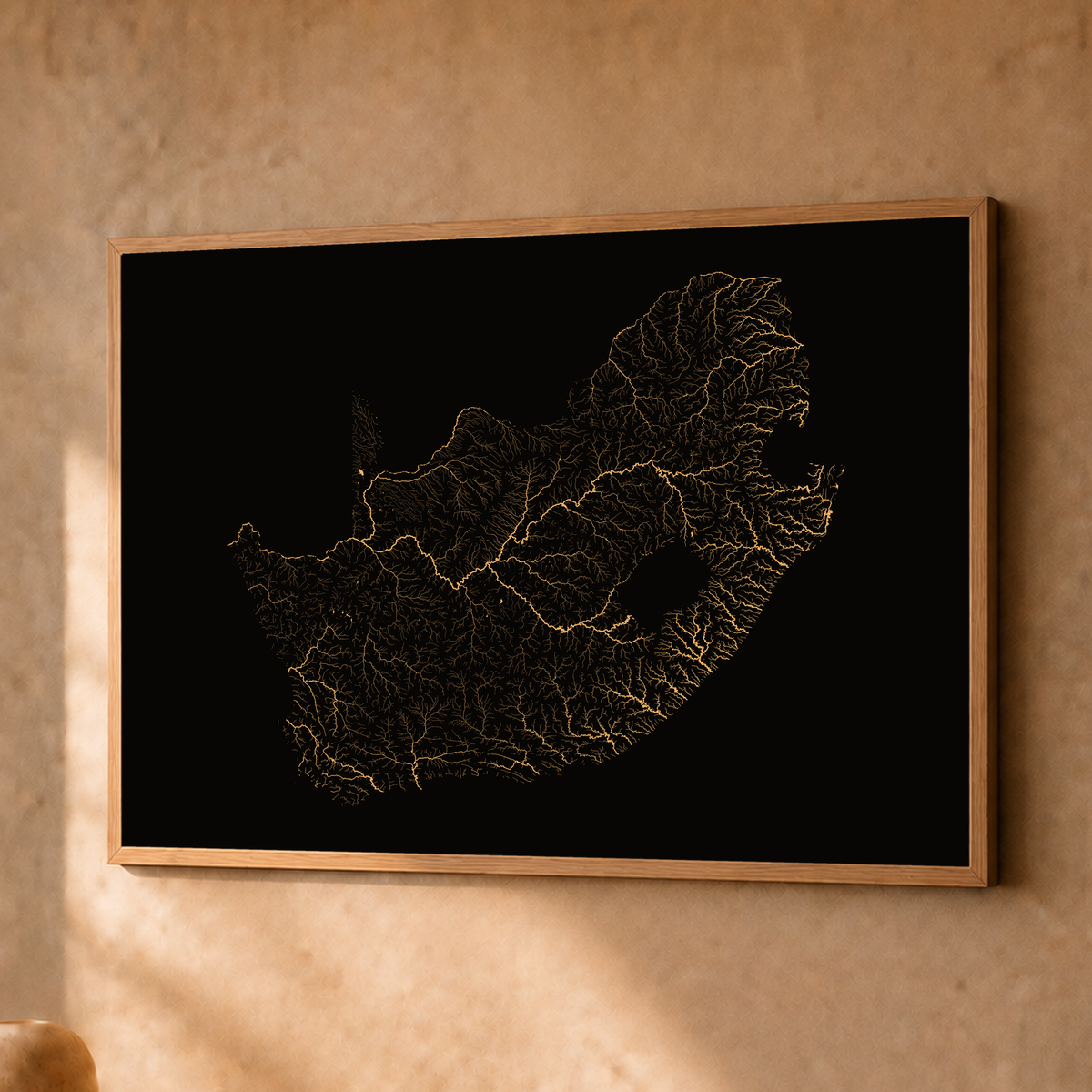 Beautiful Rivers — África do Sul — Cobre, Fine art emoldurado · 30 × 40 cm, Natural · Sem margem